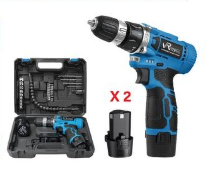 دریل شارژی دو باطری با لوازم ویوارکس مدل VR1210V-22A — تصویر ۲